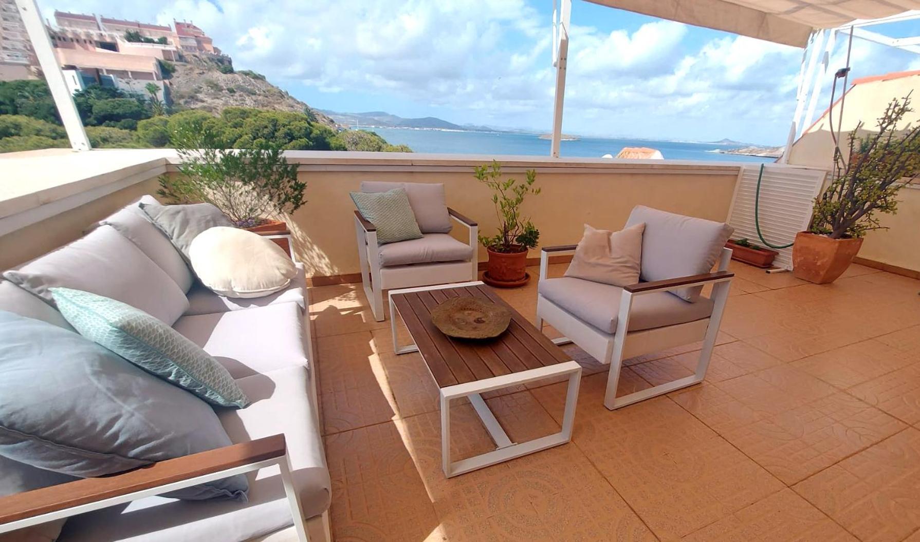 Nido Del Amor Deluxe 1A Linea Terraza Indoorpool Wifi Aire Netflix 10 Metros A Cala Del Pino La Manga Ruang foto